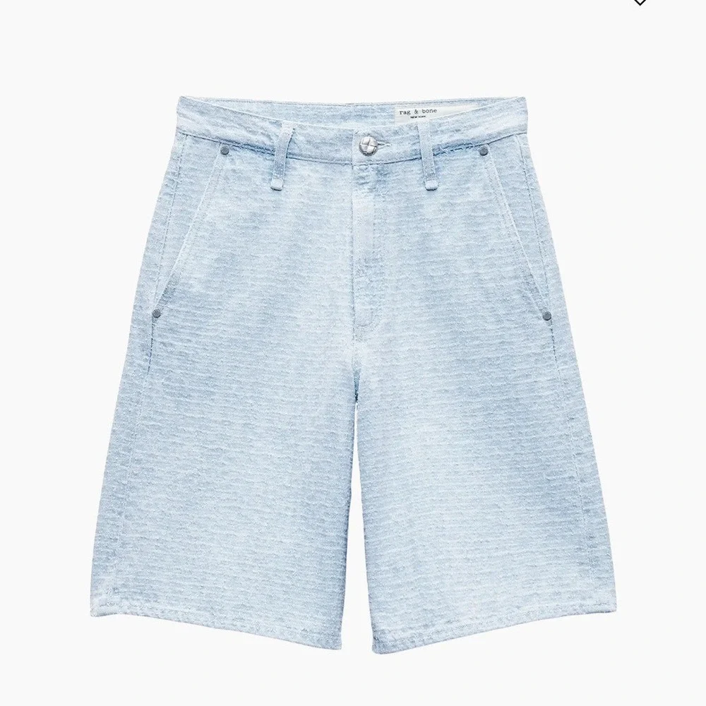 rag & bone The McKenna Tailored Textured Tweed Cotton Shorts Bermuda Size 26 NWT